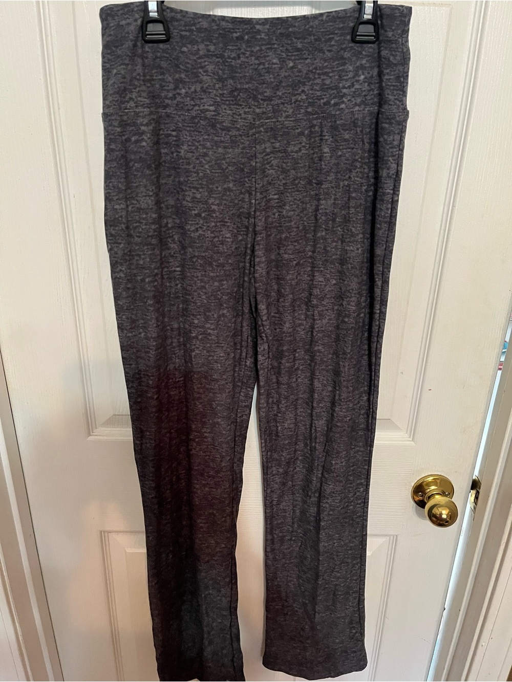 Bobbie Brooks Women's Wide Leg Lounge Pants - Heather Gray